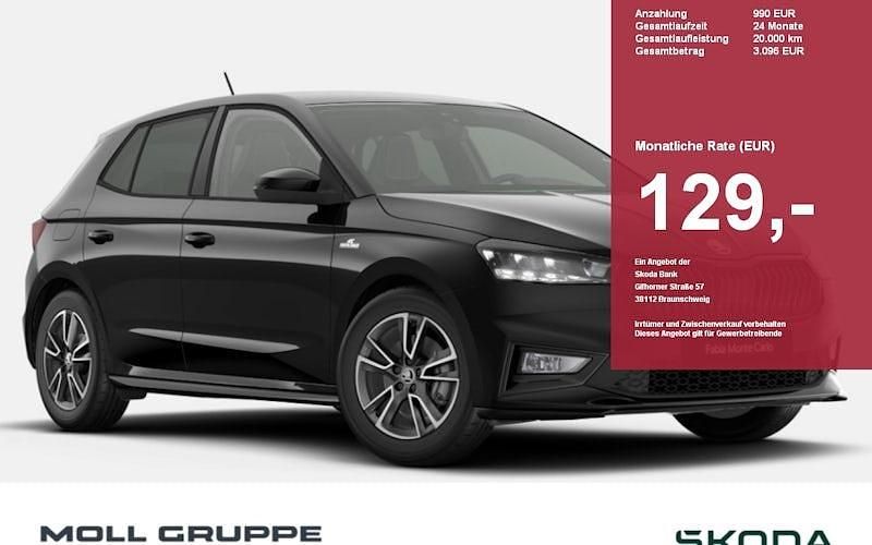 Neu Skoda Fabia Monte Carlo 150 PS (110 kW) 2025 Schwarz Kleinwagen