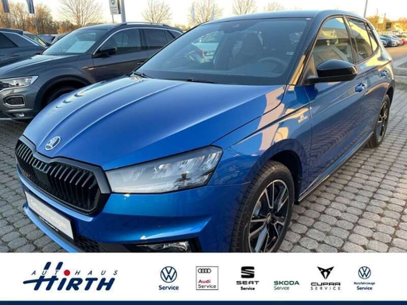 Blau metallic Neu 2025 Skoda Fabia Monte Carlo Kleinwagen | 23.413 € (Fairer Preis) - Bild 1/4