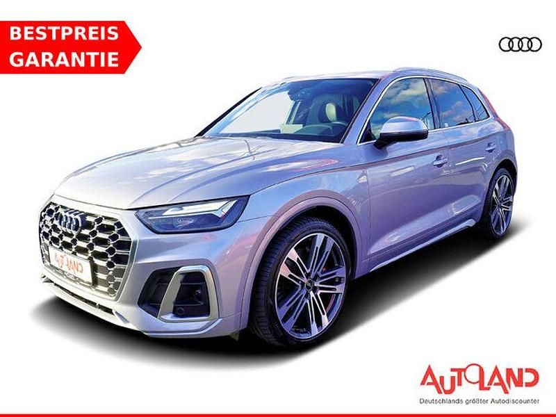 Florettsilber metallic (metallic) Gebraucht 2022 Audi SQ5 Comfort SUV | 48.950 € (Fairer Preis) - Bild 1/4