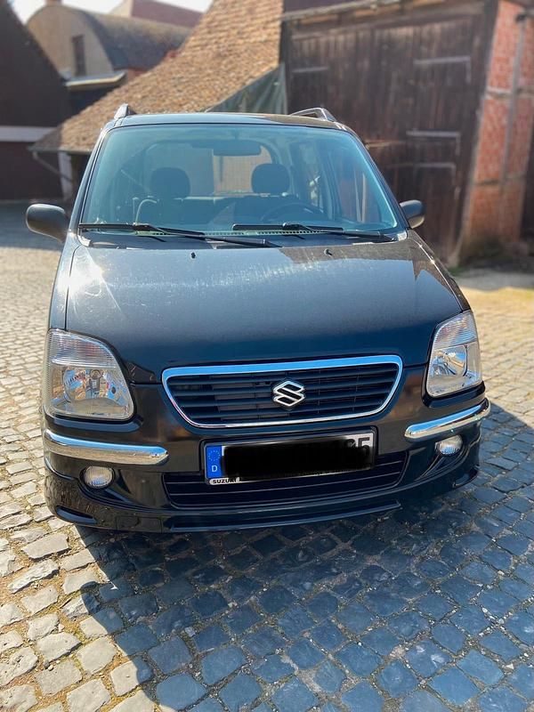 Gebraucht Suzuki Wagon R+ 76 PS (55 kW) 2002 Schwarz Van / Kleinbus