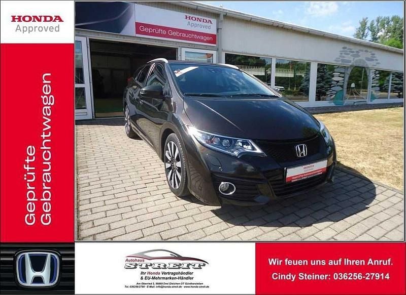 Golden brown metallic Gebraucht 2016 Honda Civic Lifestyle Kombi | 10.500 € (Fairer Preis) - Bild 1/4