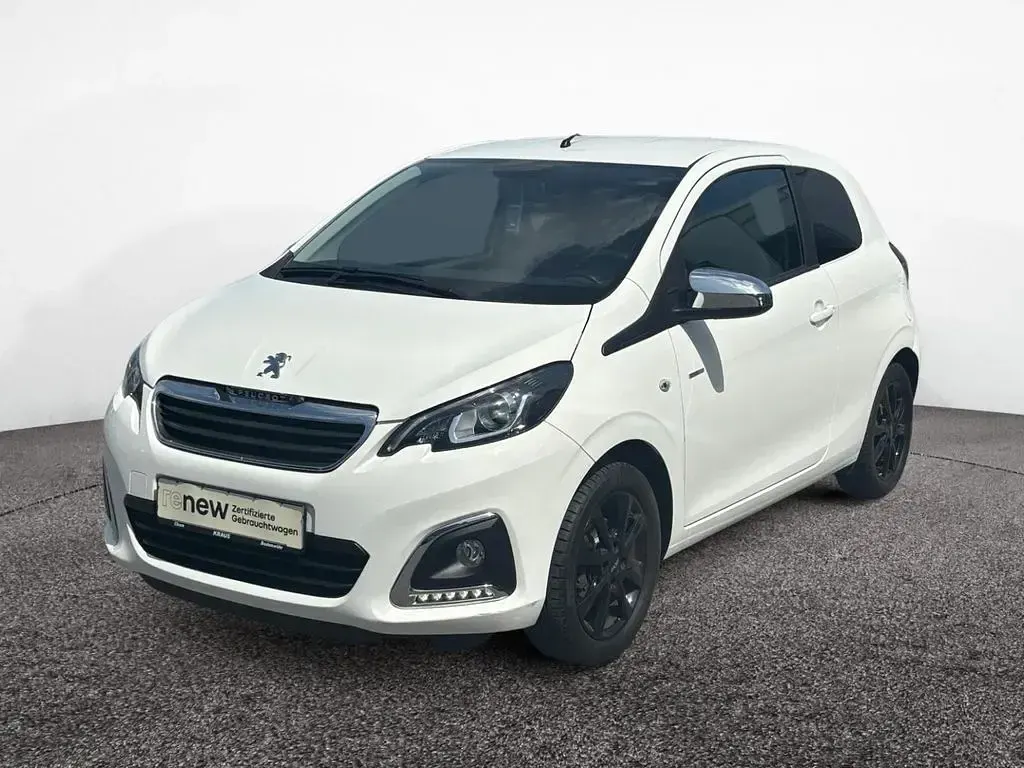 Gebraucht Peugeot 108 Style 72 PS (52 kW) 2021 Zu lackieren weiss 068/deckende lackierung Kleinwagen