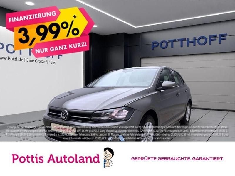 Grau Gebraucht 2021 VW Polo Highline Limousine | 14.577 € (Fairer Preis) - Bild 1/4