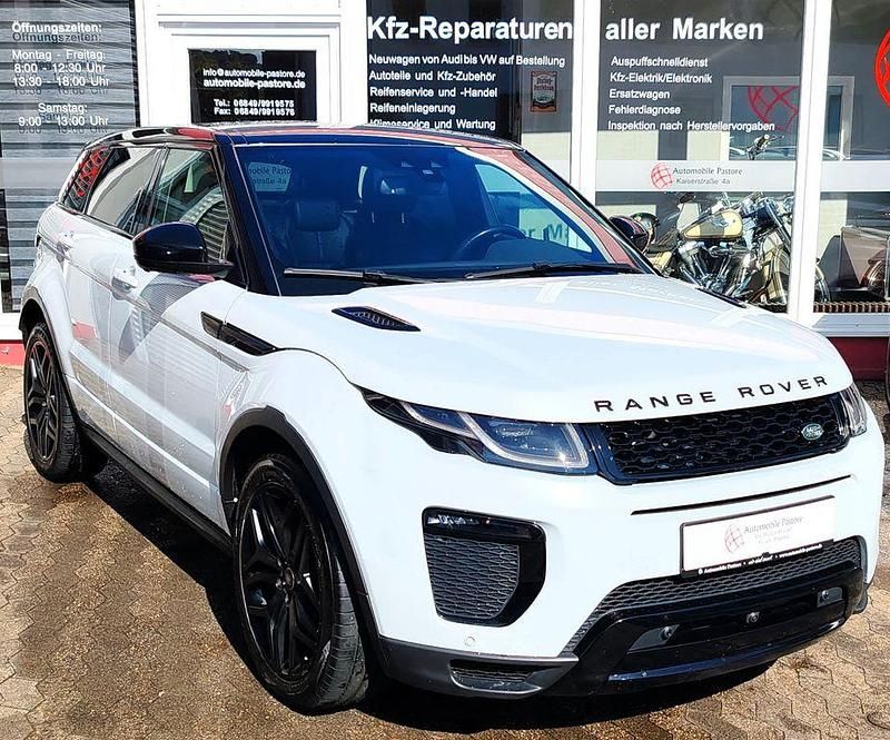 Weiß Gebraucht 2016 Land Rover Range Rover evoque HSE Dynamic SUV | 14.483 € (Superpreis) - Bild 1/4