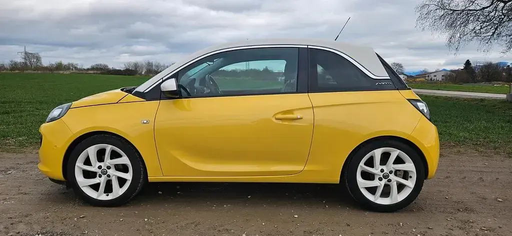Usata Opel Adam Slam 87 CV (63 kW) 2014 Giallo Utilitaria