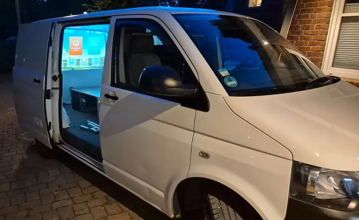 Usata VW Transporter 140 CV (102 kW) 2012 Bianco Furgone