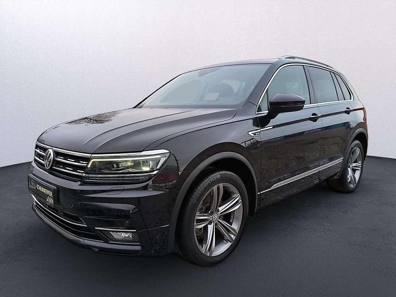 Deep black perleffekt Gebraucht 2018 VW Tiguan R-line SUV | 22.999 € - Bild 1/4