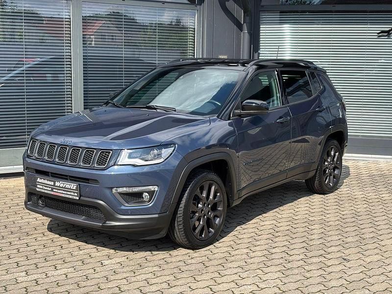 Blau Gebraucht 2021 Jeep Compass SUV | 23.790 € (Fairer Preis) - Bild 1/4