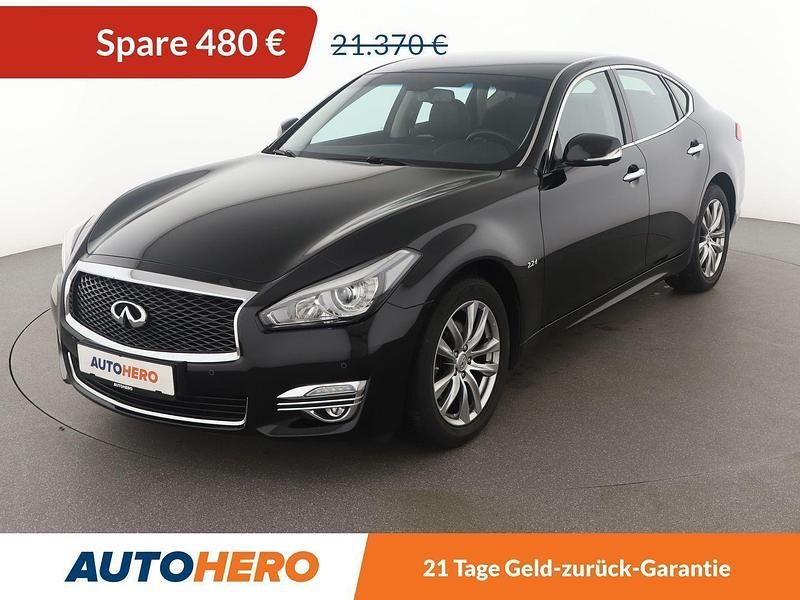 Schwarz Gebraucht 2017 Infiniti Q70 Premium Limousine | 20.890 € - Bild 1/3