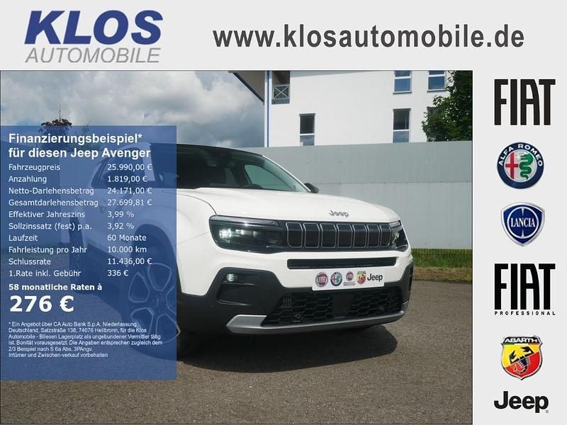Weiß Neu 2025 Jeep Avenger Summit SUV | 25.990 € (Fairer Preis) - Bild 1/4