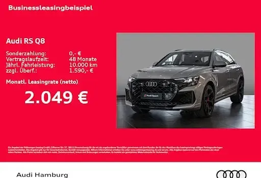 Neu Audi RS Q8 Performance 640 PS (470 kW) 2026 Silber SUV