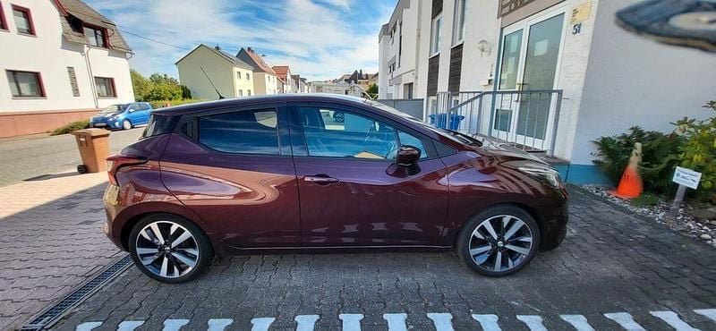 Rot Gebraucht 2020 Nissan Micra Tekna Kleinwagen | 12.450 € (Fairer Preis) - Bild 1/4