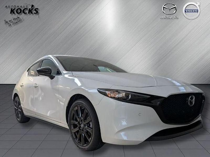 Snowflake white pearl Gebraucht 2024 Mazda 3 Homura-Line Limousine | 25.490 € (Fairer Preis) - Bild 1/4