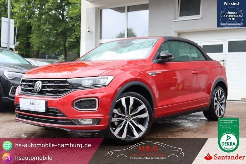 Kings red Gebraucht 2021 VW T-Roc Cabriolet R-line Cabrio | 29.900 € (Fairer Preis) - Bild 1/4