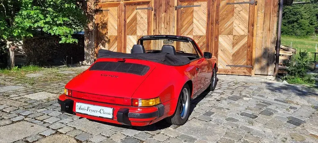 Gebraucht Porsche 911 Carrera Cabriolet 207 PS (152 kW) 1988 Rot Cabrio