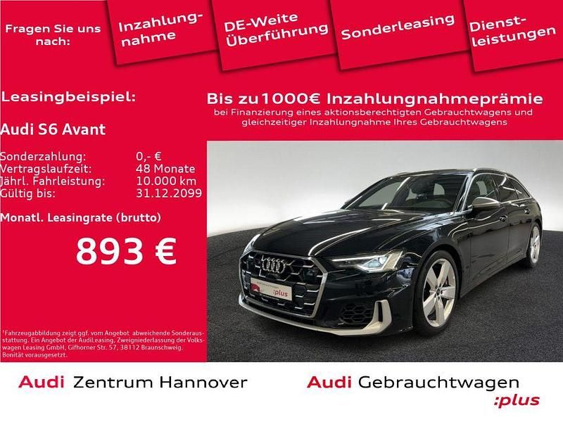 0e mythosschwarz metallic (metallic) Gebraucht 2024 Audi S6 Ambiente Kombi | 63.950 € (Superpreis) - Bild 1/4