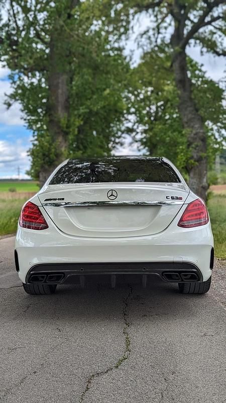 Gebraucht Mercedes C63 AMG 2017 Weiß Limousine