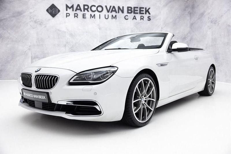 Weiß Gebraucht 2015 BMW 640 Cabriolet Executive Cabrio | 39.850 € (Teuer) - Bild 1/4