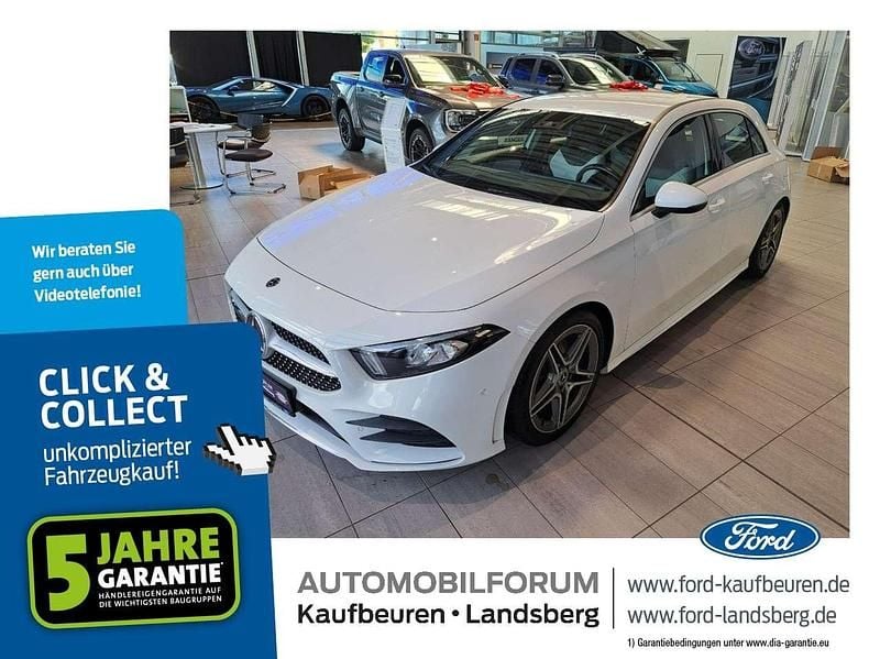 Polarweiss Gebraucht 2018 Mercedes A200 AMG line Limousine | 18.990 € (Guter Preis) - Bild 1/4