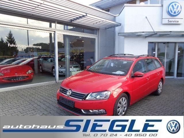 Rot Gebraucht 2014 VW Passat Business Kombi | 14.890 € (Teuer) - Bild 1/4