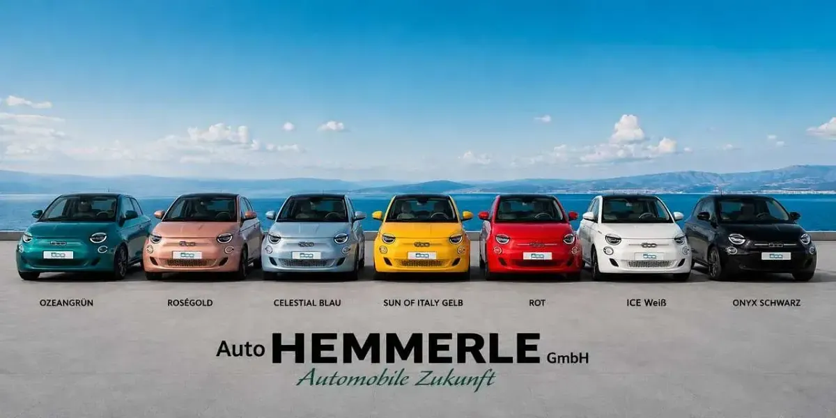 Neu Fiat 500e La Prima 86 kW (118 PS) 2026 Gelb Cabrio