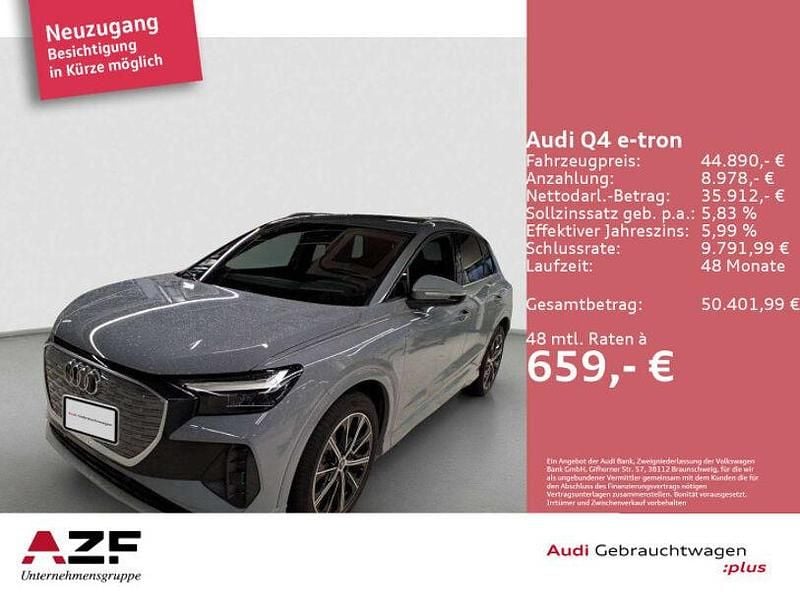 Grau Gebraucht 2024 Audi Q4 e-tron Ambiente SUV | 44.890 € (Guter Preis) - Bild 1/4