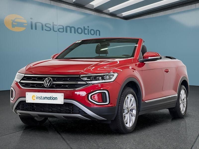 Rot Gebraucht 2024 VW T-Roc Cabriolet Cabrio | 25.499 € (Superpreis) - Bild 1/4