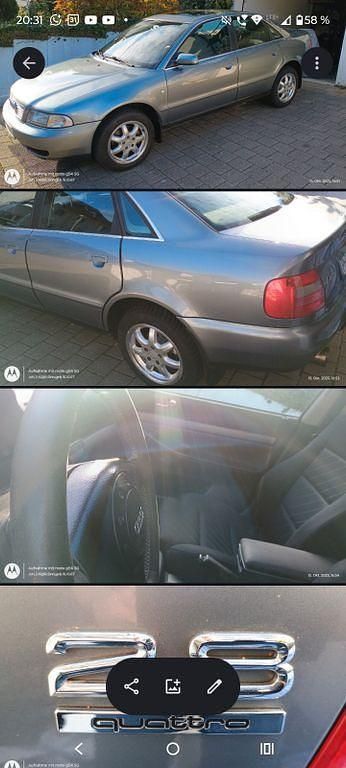 Grau Gebraucht 1997 Audi A4 Performance Limousine | 4.999 € (Etwas zu teuer) - Bild 1/4