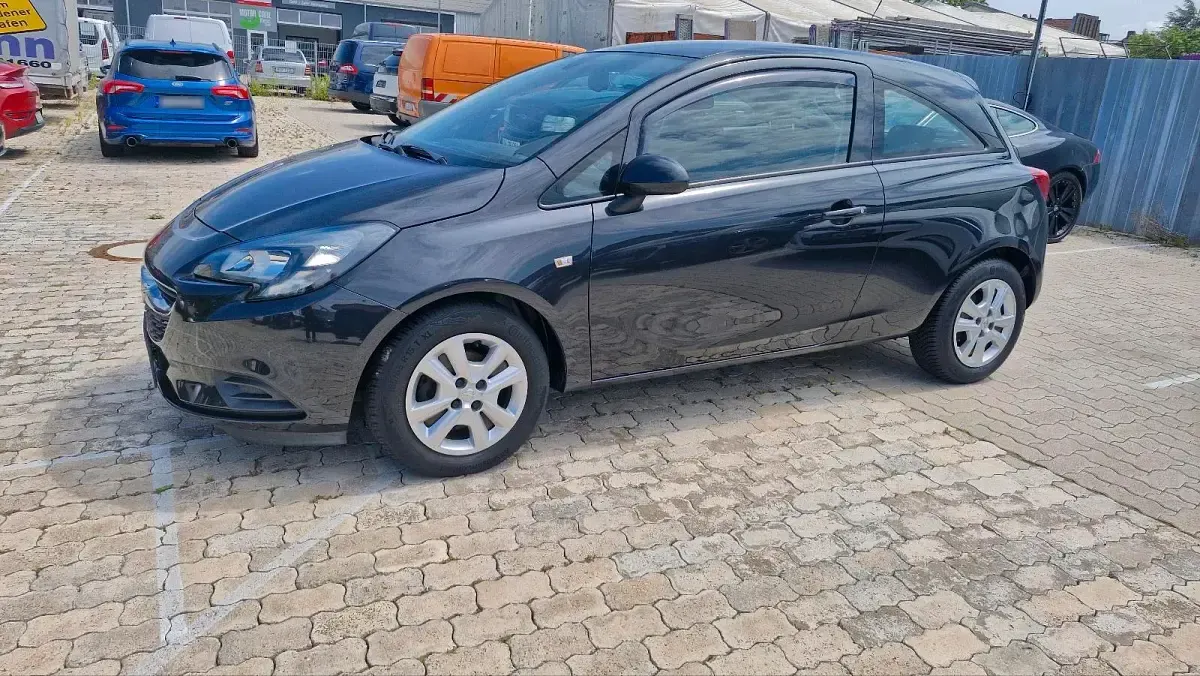 Gebraucht Opel Corsa Edition 90 PS (66 kW) 2016 Schwarz Kleinwagen
