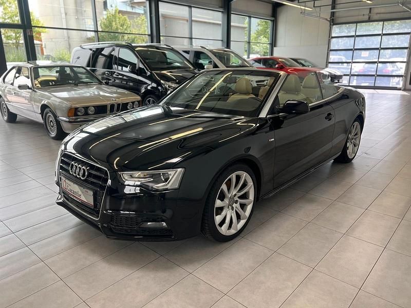 Schwarz Gebraucht 2012 Audi A5 Cabriolet S-Line Cabrio | 12.600 € (Fairer Preis) - Bild 1/3