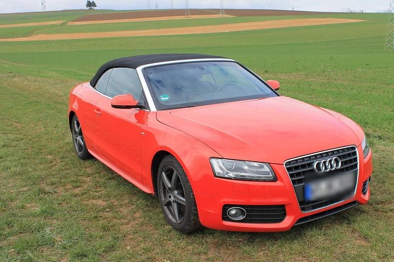 Gebraucht Audi A5 Cabriolet S-Line 211 PS (155 kW) 2009 Rot Cabrio