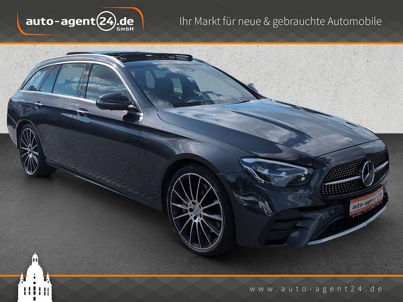Grafitgrau metallic Gebraucht 2022 Mercedes E400 AMG Kombi | 49.990 € (Fairer Preis) - Bild 1/4