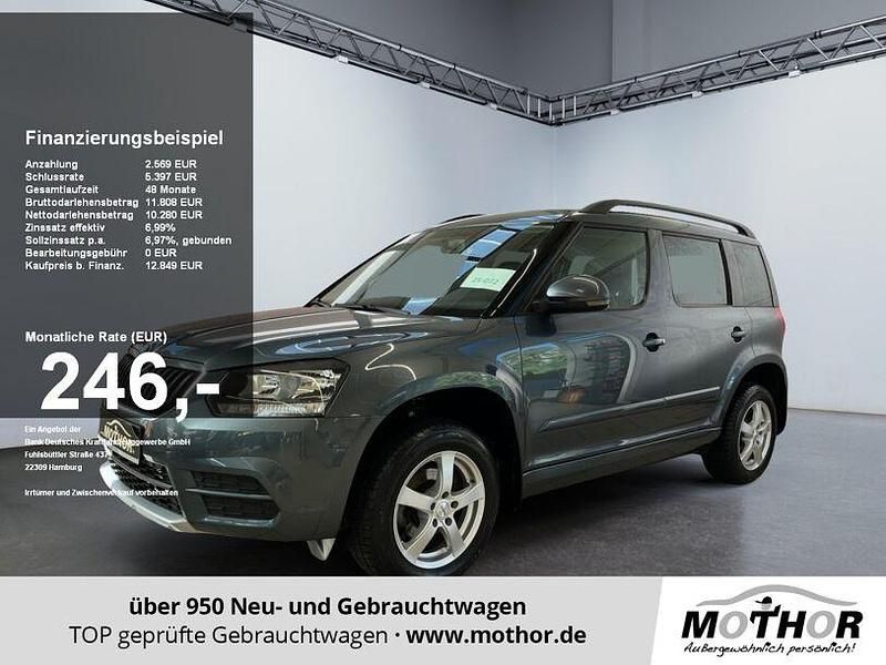 Quarzgrau Gebraucht 2016 Skoda Yeti Cool Edition SUV | 12.525 € (Fairer Preis) - Bild 1/4