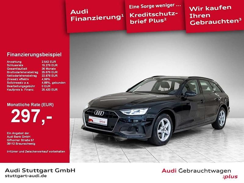 Brillantschwarz Gebraucht 2022 Audi A4 Kombi | 25.420 € (Guter Preis) - Bild 1/2