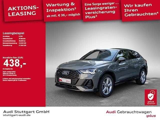 Chronosgrau metallic Gebraucht 2024 Audi Q3 Sportback S-Line SUV | 43.920 € (Fairer Preis) - Bild 1/1