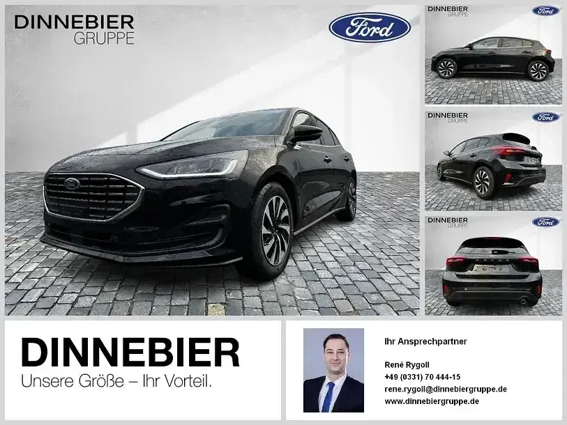 Nowe Ford Focus Titanium 155 KM (114 kW) 2025 Czarny Sedan/Limuzyna