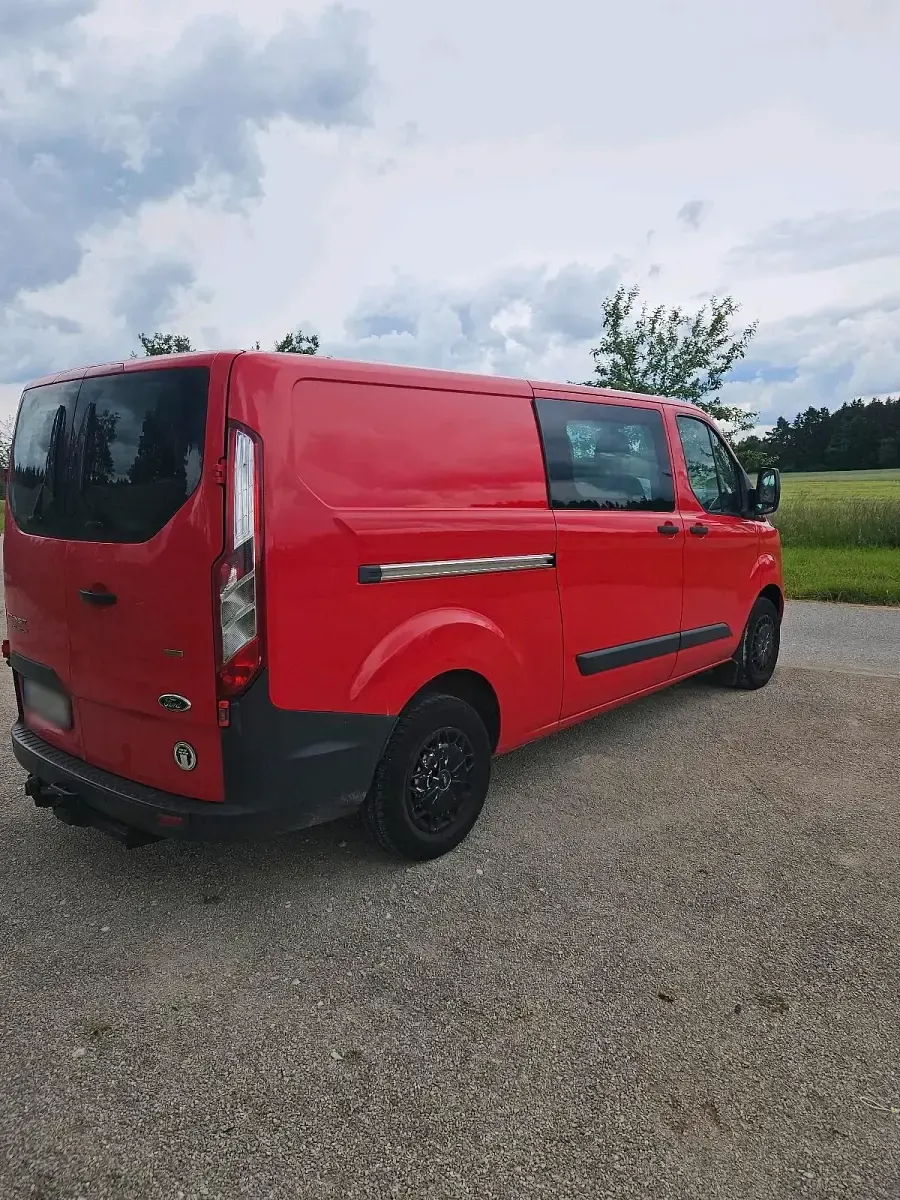 Gebraucht Ford Transit Custom 125 PS (91 kW) 2013 Rot Van / Kleinbus
