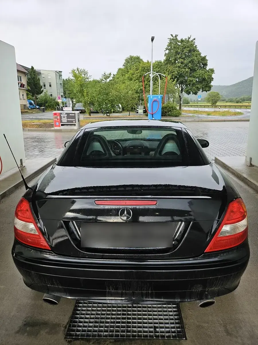Gebraucht Mercedes SLK200 163 PS (119 kW) 2005 Schwarz Cabrio