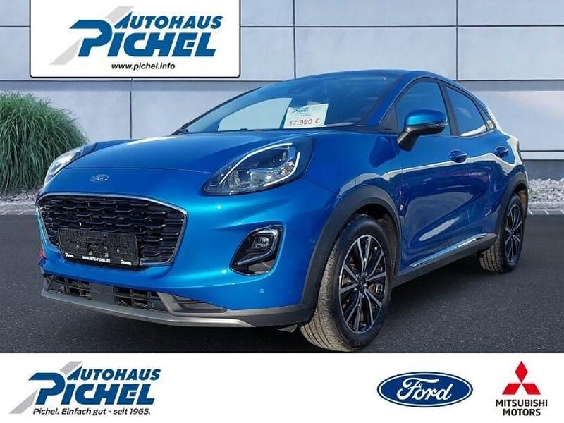 Blau(metallic) Gebraucht 2021 Ford Puma Titanium SUV | 17.990 € (Fairer Preis) - Bild 1/4