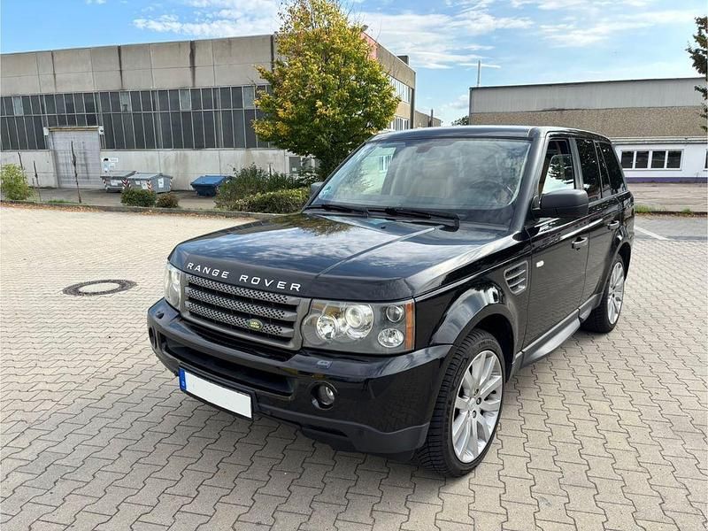 Schwarz Gebraucht 2009 Land Rover Range Rover Sport HSE SUV | 8.990 € (Etwas zu teuer) - Bild 1/4