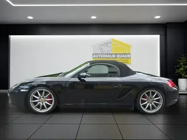 Gebraucht Porsche Boxster 295 PS (216 kW) 2008 Tiefschwarz Cabrio