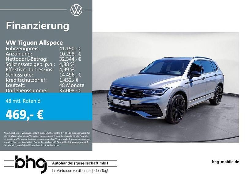 Silber Gebraucht 2024 VW Tiguan Allspace R-line SUV | 41.190 € (Etwas zu teuer) - Bild 1/4