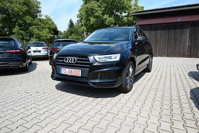 Schwarz Gebraucht 2018 Audi Q3 S-Line SUV | 20.999 € (Superpreis) - Bild 1/4