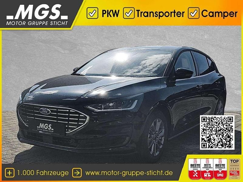 Agate black metallic Neu 2025 Ford Focus Titanium Limousine | 24.490 € (Superpreis) - Bild 1/4