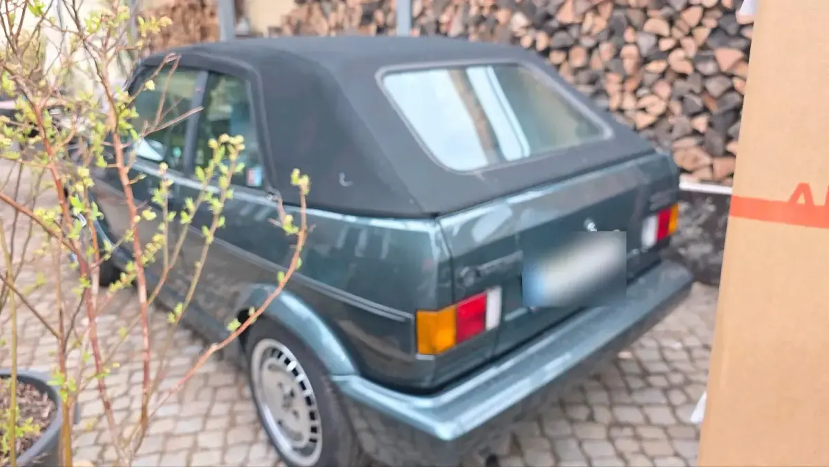 Gebraucht VW Golf Cabriolet 98 PS (72 kW) 1990 Grün Cabrio