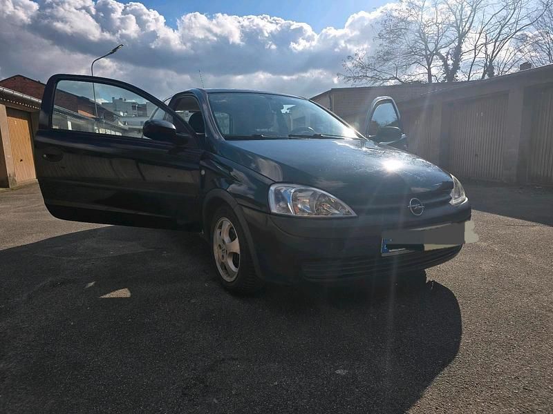 Gebraucht Opel Corsa 2002 Schwarz Kleinwagen