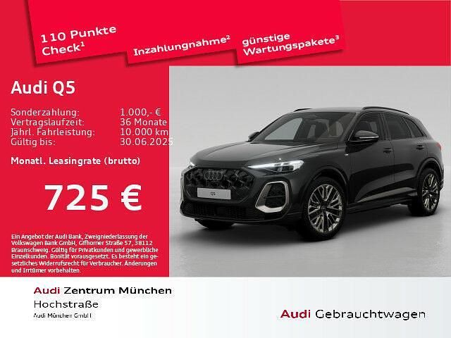 Mythosschwarz metallic Gebraucht 2025 Audi Q5 Ambiente SUV | 63.641 € (Fairer Preis) - Bild 1/1