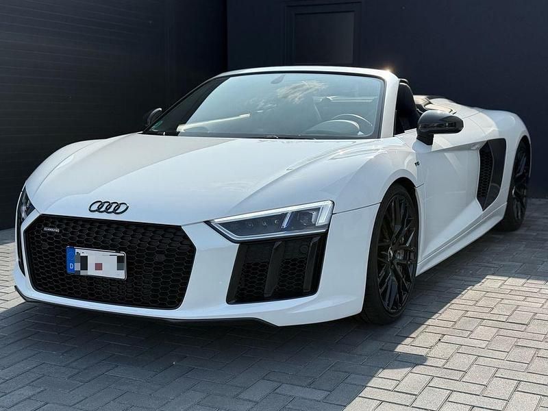 Weiß Gebraucht 2017 Audi R8 Spyder Advanced Cabrio | 122.490 € (Superpreis) - Bild 1/4
