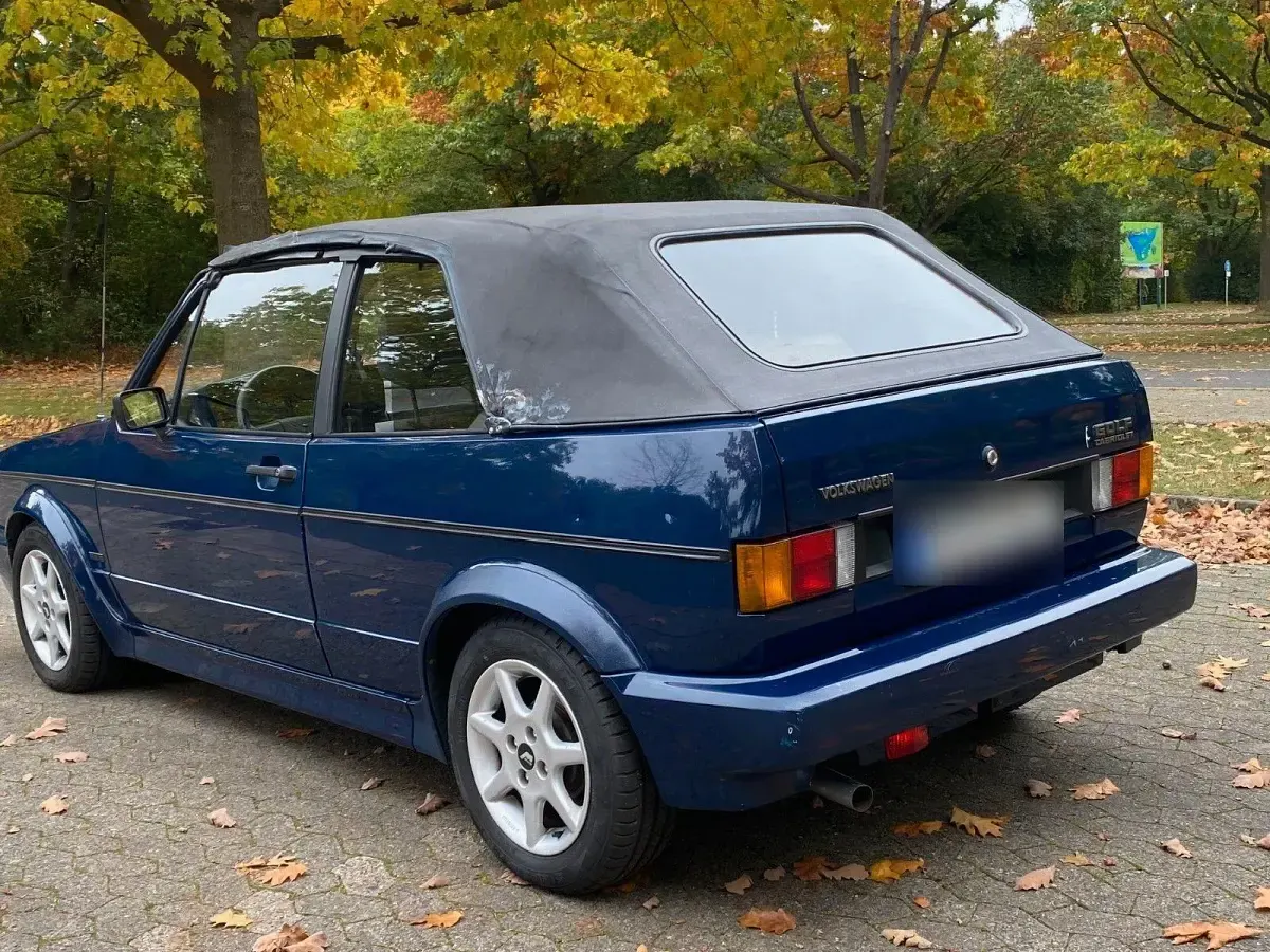 Gebraucht VW Golf Cabriolet 98 PS (72 kW) 1990 Blau Cabrio
