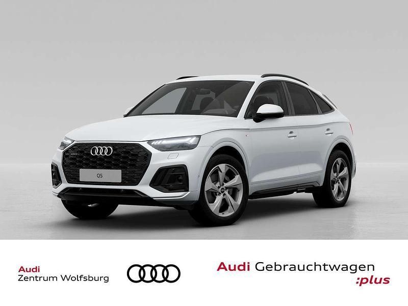 Gletscherweiß metallic Gebraucht 2024 Audi Q5 S-Line SUV | 51.690 € (Teuer) - Bild 1/3